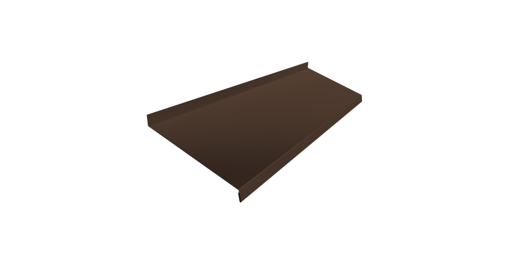 Отлив простой 200 0,45 Drap TR RAL 8017 шоколад (3м)