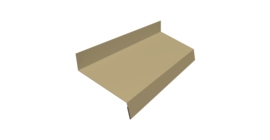 Отлив простой 50 0,45 PE с пленкой RAL 1014 слоновая кость (2м)