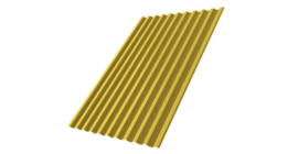 Профнастил С21 R 0.45 PE RAL 1018 желтый