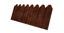 Профнастил С10A фигурный 0,45 Print Elite Cherry Wood TwinColor