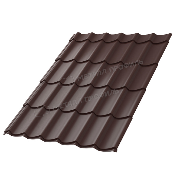 Металлочерепица Металл Профиль Ламонтерра-XL NormanMP (ПЭ-01-RR32-0.5)