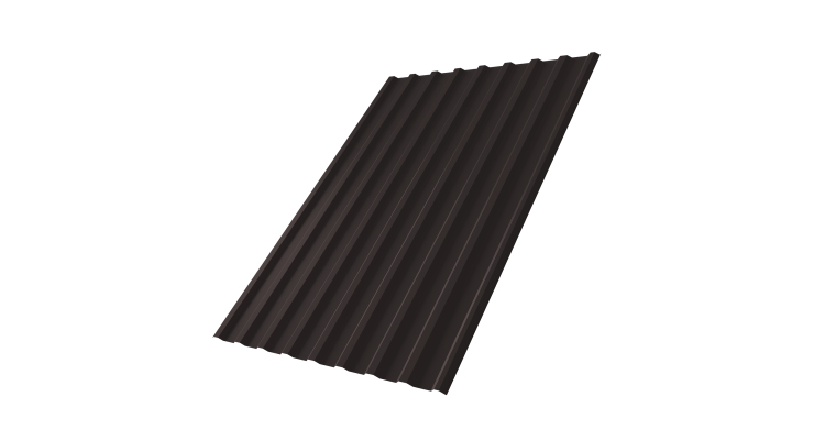 Профнастил С20R 0,5 Satin Matt TX RAL 9005 черный