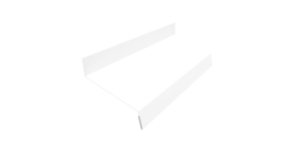 Отлив простой 50 0,45 Drap TX RAL 9003 сигнальный белый (3м)