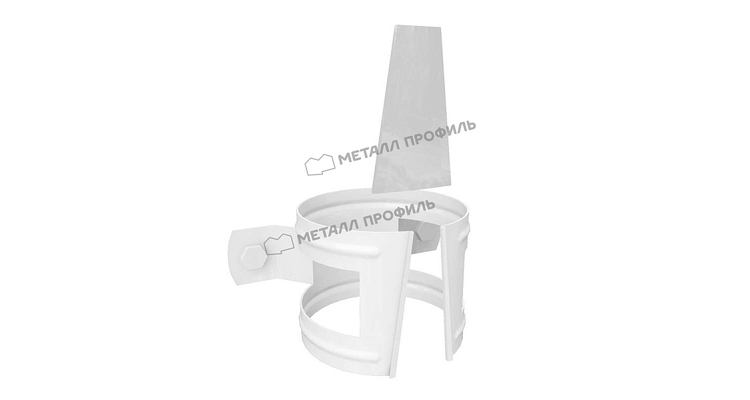 Держатель трубы (на дерево) Металл Профиль GS lite D90 RAL 9003