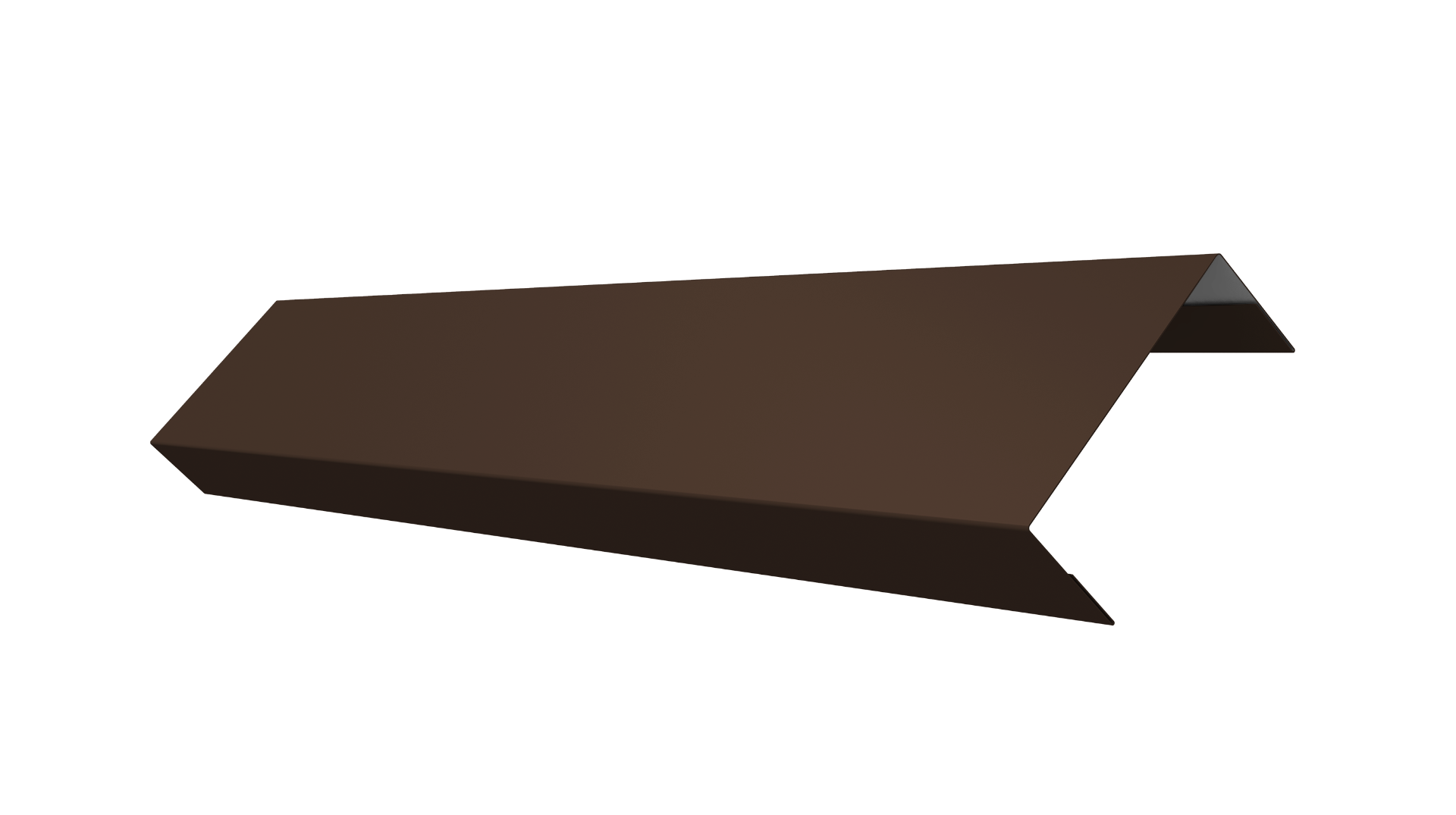 Ламель лицевая 50 забора жалюзи Texas 0.5 PurPro Matt 275 с пленкой RAL 8017 шоколад