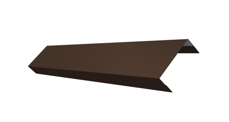 Ламель обратная 50 забора жалюзи Texas 0.5 Velur X с пленкой RAL 8017 шоколад