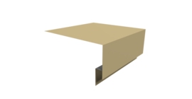 Планка околооконная сложная Экобрус Grand Line 200х75х25 0,45 PE с пленкой RAL 1014 слоновая кость (3м)