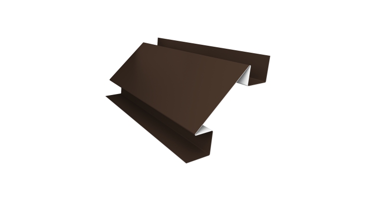 Угол внутренний сложный 75мм 0,45 Drap ST RAL 8017 шоколад (2м)