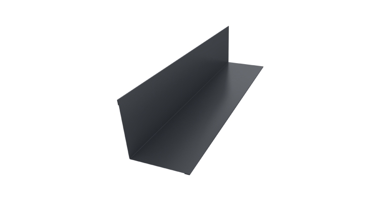 Угол внутренний 110х110 0,45 Drap TR RAL 7024 мокрый асфальт (2м)