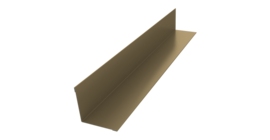 Угол внутренний 30х30 0,45 PE с пленкой RAL 1014 слоновая кость (2м)