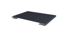 Планка стыковочная 0,5 Satin с пленкой RAL 7024 мокрый асфальт (2м)