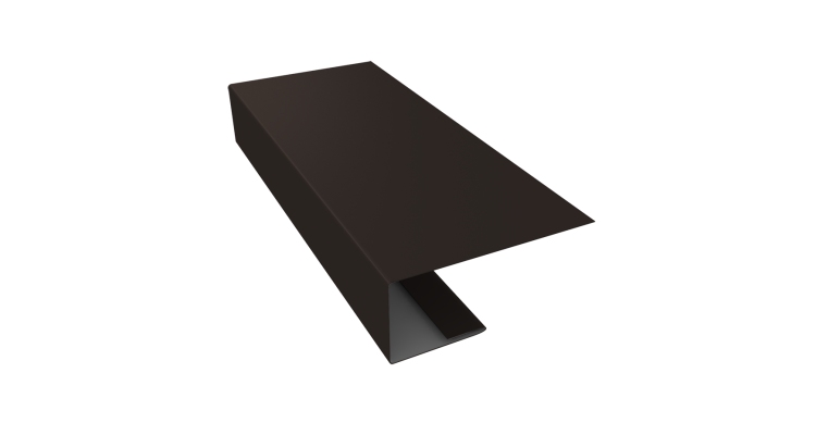 J-Профиль 18мм 0,5 Drap RR 32 темно-коричневый (3м)