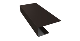 J-Профиль 18мм 0,5 Drap TX RR 32 темно-коричневый (2м)