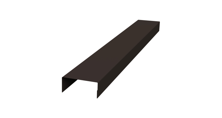 Крышка 30х20 жалюзи Texas 0,45 Drap-double TX RR 32 темно-коричневый (2м)