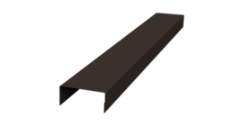 Крышка 45х20 жалюзи Texas 0,5 Satin Matt TX RR 32 темно-коричневый (2м)