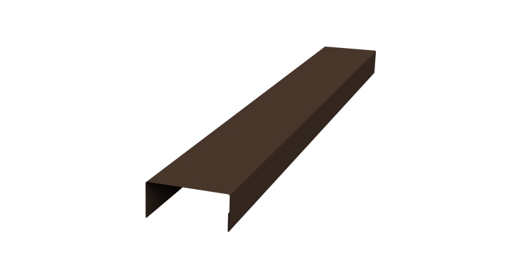 Крышка 45х20 жалюзи Texas 0,5 Velur X RAL 8017 шоколад (3м)