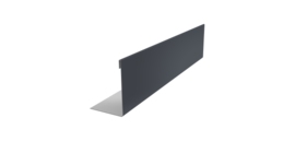 Нащельник 150 Texas 25х35 0,45 Drap TR RAL 7024 мокрый асфальт (L2,0)