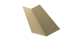 Планка ендовы верхней 145х145 0,45 PE с пленкой RAL 1014 слоновая кость (3м)